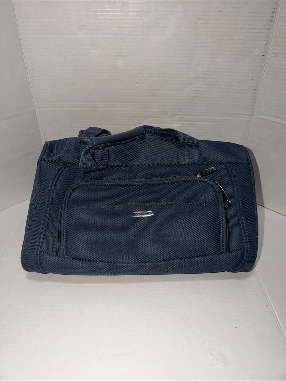 Pierre Cardin Navy Blue Small Travel Duffel Bag